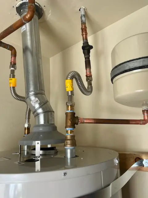 Water heater installation and plumbing repair in Coleston
